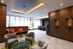 Lobby o reception area sa Almont Hotel Sendai
