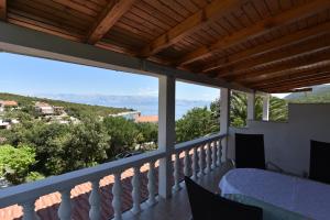 a view from the balcony of a house at Apartmani Marko in Gdinj