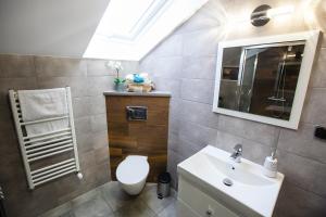 Kúpeľňa v ubytovaní Apartamenty Kowary