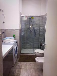 Koupelna v ubytování Vesuvio House appartamento indipendente e centrale