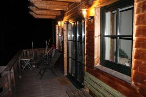 Balkon lub taras w obiekcie Bärenhütte