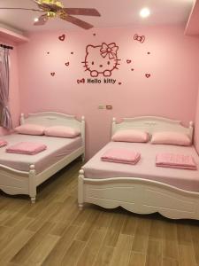 Katil atau katil-katil dalam bilik di Fei Ying Homestay