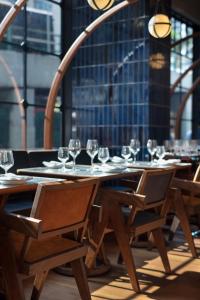 Majoituspaikan The Fleming Hong Kong ravintola tai vastaava paikka
