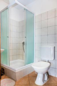 Koupelna v ubytování Apartments Zovko
