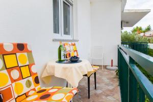 Balkón nebo terasa v ubytování Apartments Zovko