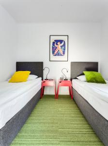 Posteľ alebo postele v izbe v ubytovaní B&B Julinek Park