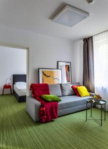 Posteľ alebo postele v izbe v ubytovaní B&B Julinek Park
