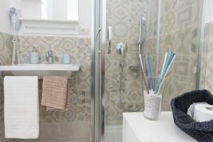 Koupelna v ubytování B&B Domus Aurea