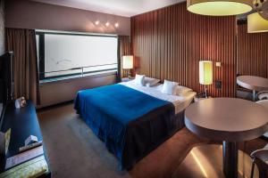 Postel nebo postele na pokoji v ubytování Hotel Yasmin Košice