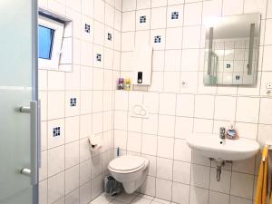 A bathroom at Apartment Koblenz