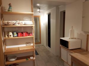 Kuchyň nebo kuchyňský kout v ubytování Holiday Guesthouse