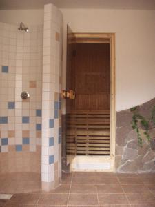 Kúpeľňa v ubytovaní Penzion Areal Zamma