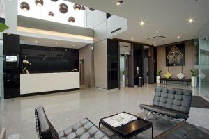 
The lobby or reception area at Malioboro Prime Hotel
