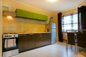 Kuchnia lub aneks kuchenny w obiekcie Apartamenty Pod Izbicą