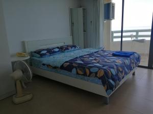 Кровать или кровати в номере VIP condo rayong