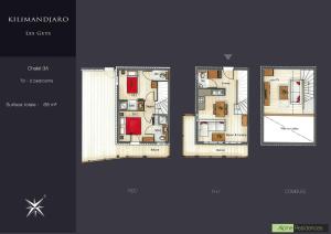 Kilimandjaro by Alpine Residencesの見取り図または間取り図