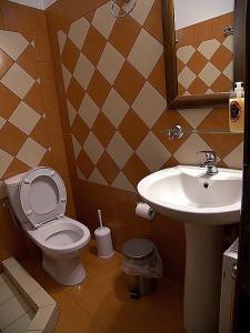 Koupelna v ubytování To Konaki