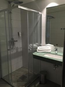 Koupelna v ubytování Hotell Eikerapen Gjestegård Åseral