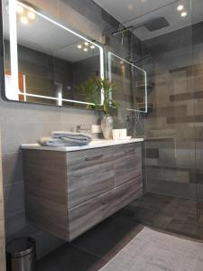 Koupelna v ubytování Ferienhaus Kristabauer