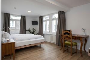 Voodi või voodid majutusasutuse Hotel Vadian Garni toas