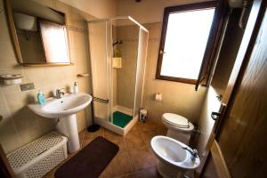 Koupelna v ubytování B&B I Menhir