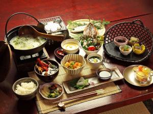 Comida en el ryokan o alrededores