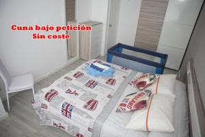 Posteľ alebo postele v izbe v ubytovaní El Apartamento de María
