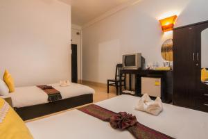 Postel nebo postele na pokoji v ubytování Bou Savy Guesthouse