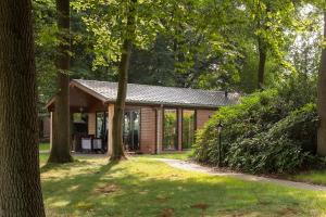 ein kleines Haus mitten im Wald in der Unterkunft Hoeve Springendal Erf&Bron in Hezingen