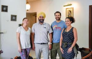 a group of people standing in a room at Palm 34 in Jaipur