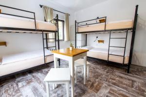 Postel nebo postele na pokoji v ubytování Hostel Hildegarden