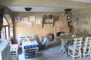 Posezení v ubytování Hotel Restaurant Kakhaberi