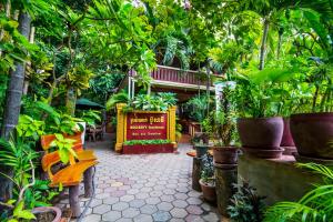 Κήπος έξω από το Bou Savy Guesthouse