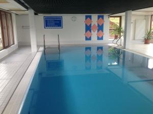Bassein majutusasutuses Ferienwohnung Sasbachwalden H15 Ap6 mit beheiztem Innenpool und Sauna või selle lähedal