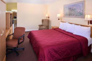 Postel nebo postele na pokoji v ubytování Executive Inn