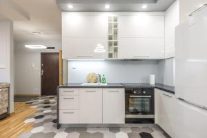 Kuchnia lub aneks kuchenny w obiekcie Apartament 48m w centrum Grójca