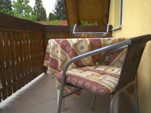 Balkón nebo terasa v ubytování Akácfa Hortenzia Apartman