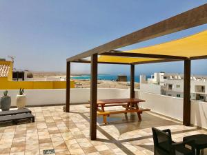 Balkon lub taras w obiekcie Casa Sunshine Cotillo Mar