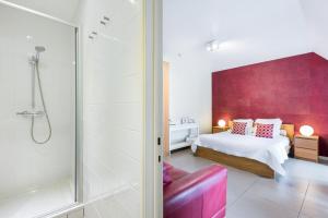 Postel nebo postele na pokoji v ubytování B&B visavis