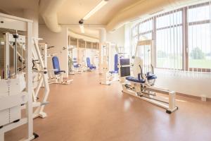 Fitness centrum a/nebo fitness zařízení v ubytování Gesundheitshotel Weißenstadt am See