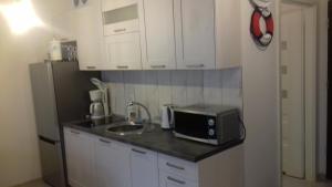 Kuchyňa alebo kuchynka v ubytovaní Apartament Admiralski