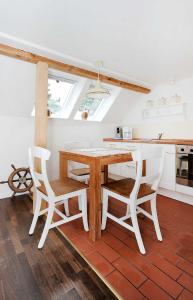 Küche/Küchenzeile in der Unterkunft Landhaus Meer