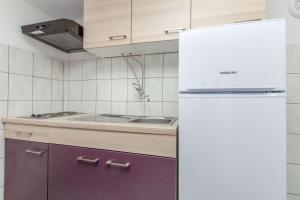 Kuchyň nebo kuchyňský kout v ubytování Apartments Na Obali Mora