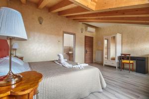 Postel nebo postele na pokoji v ubytování Lady Verona Residence