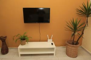 TV a/nebo společenská místnost v ubytování Residence Alizee