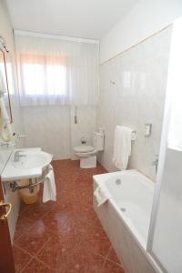 Koupelna v ubytování Hotel Hermitage
