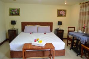 Katil atau katil-katil dalam bilik di Home Stay Stc Bed And Breakfast