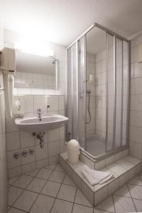 Koupelna v ubytování Hotel Reussischer Hof