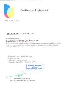 Gallery image of Hayali Suites Hotel in Erbil