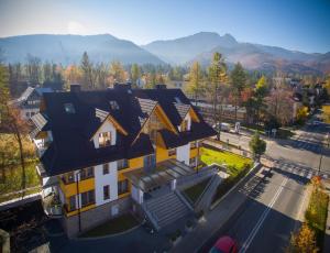 Výhľad na hory alebo výhľad na hory priamo z apartmánu